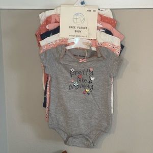 Seven cute onesies for baby girl